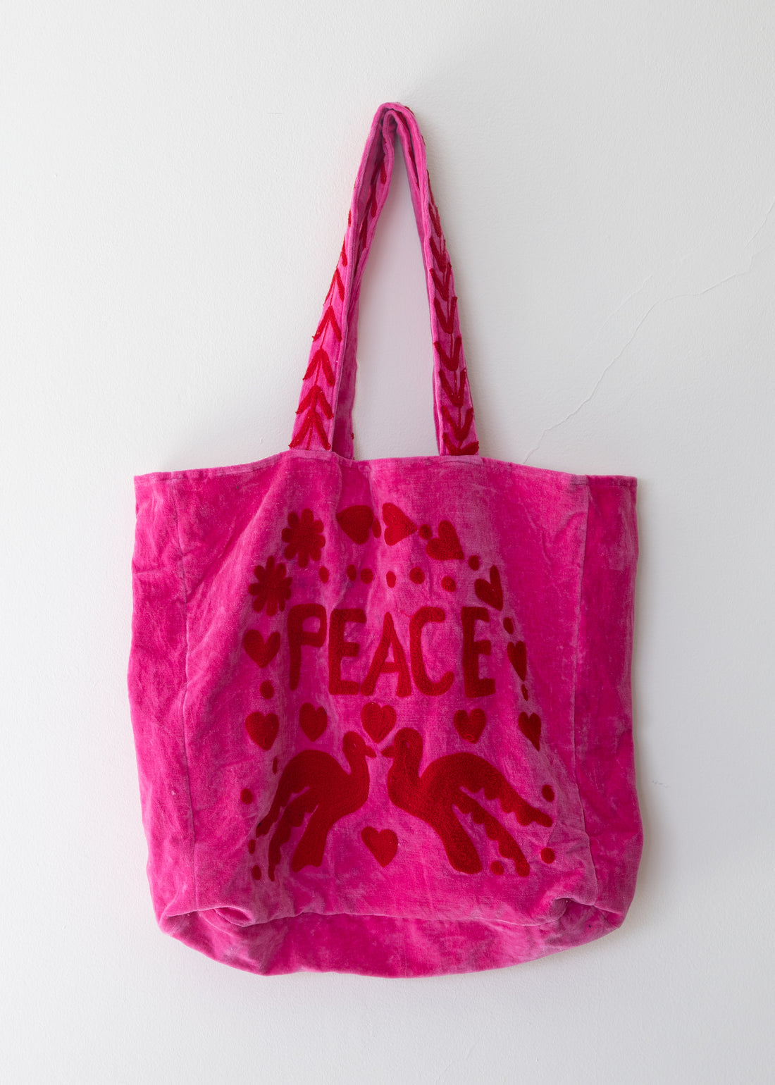 Tote Velvet Bordada Gulabi