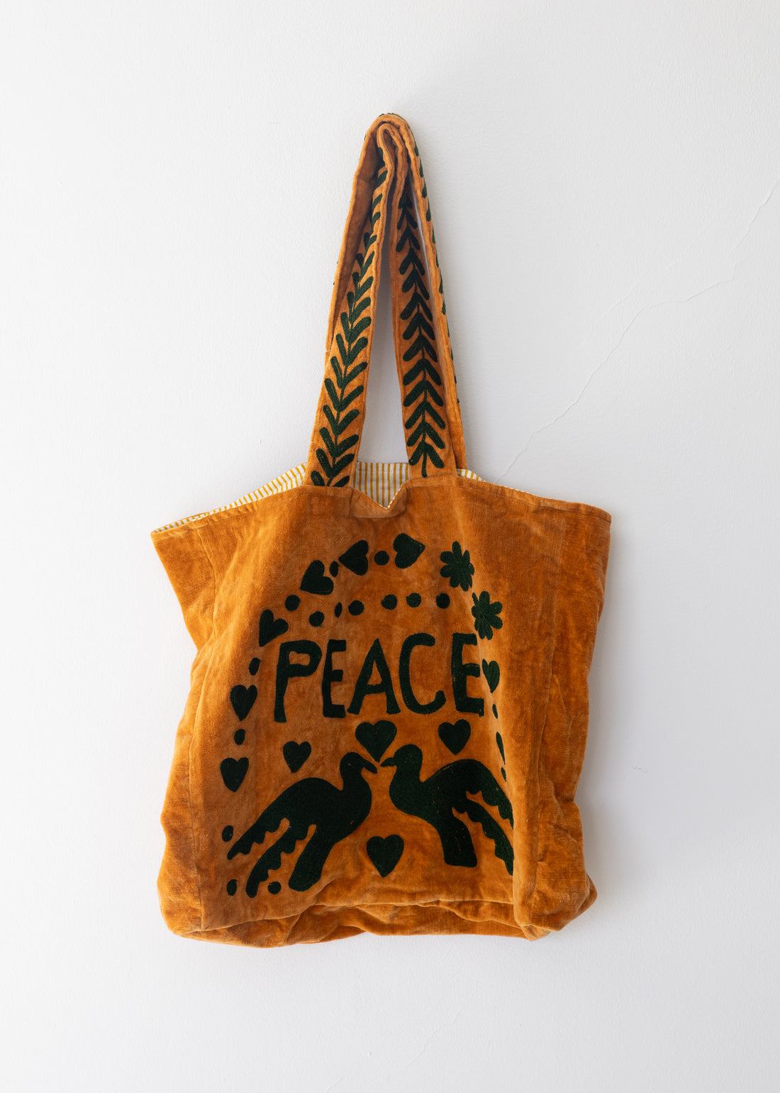 Tote Velvet Bordada Haldi