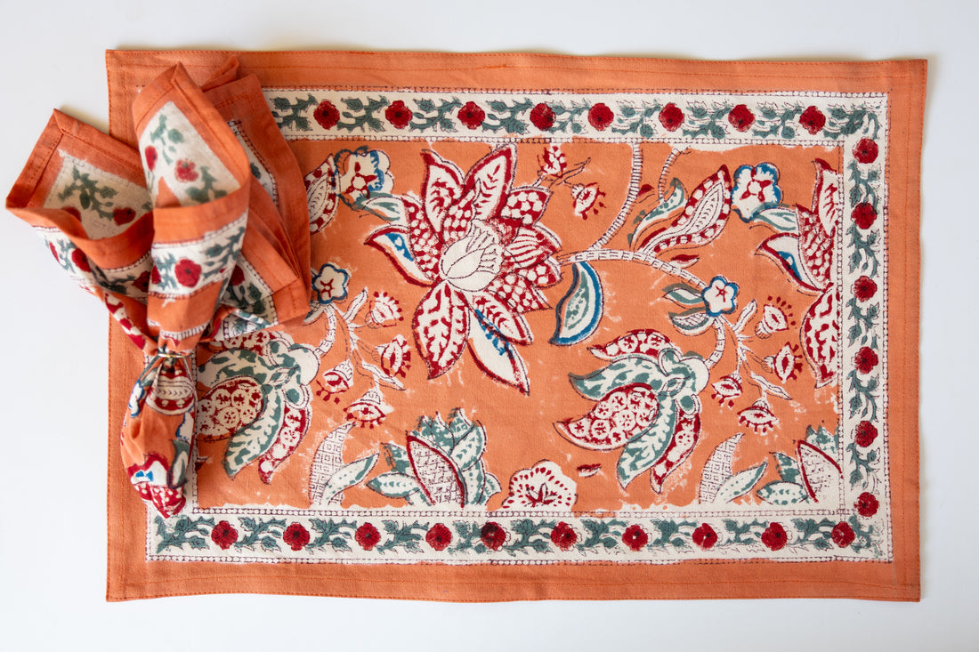 Set Halima (6 individuales + 6 servilletas)
