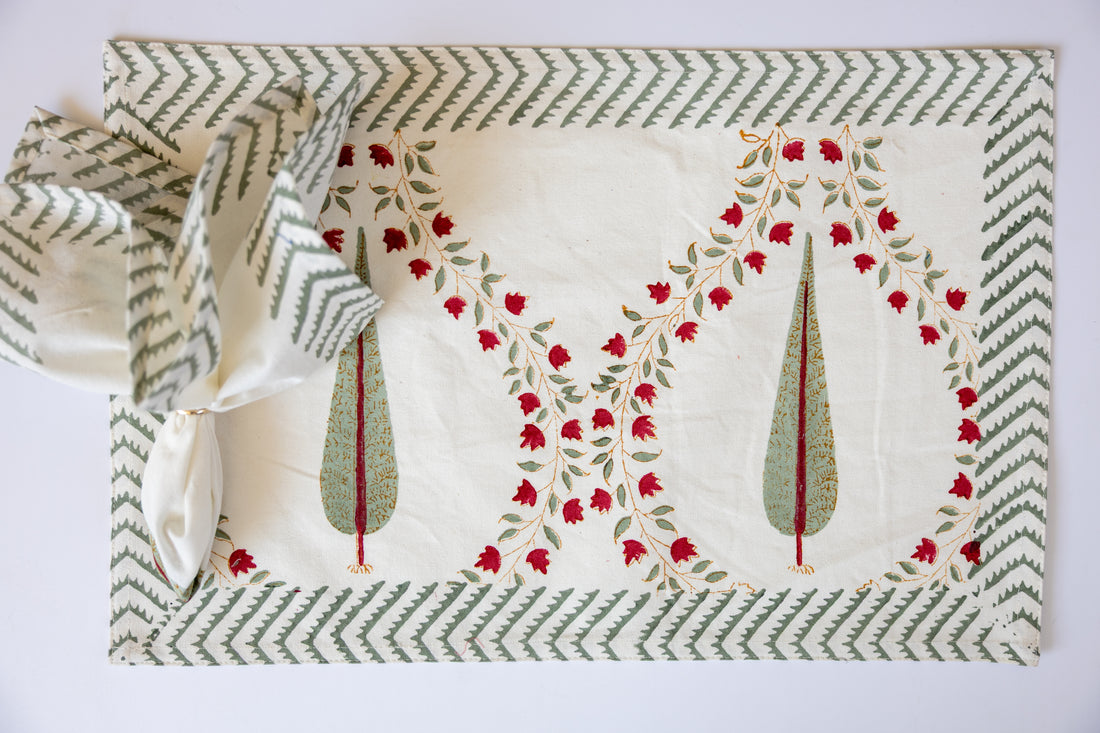 Set Kanti (6 individuales + 6 servilletas)