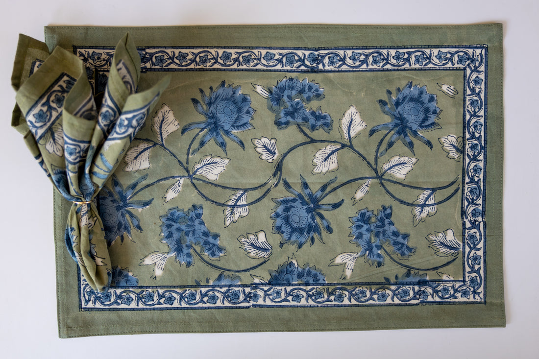 Set Majid (6 individuales + 6 servilletas)