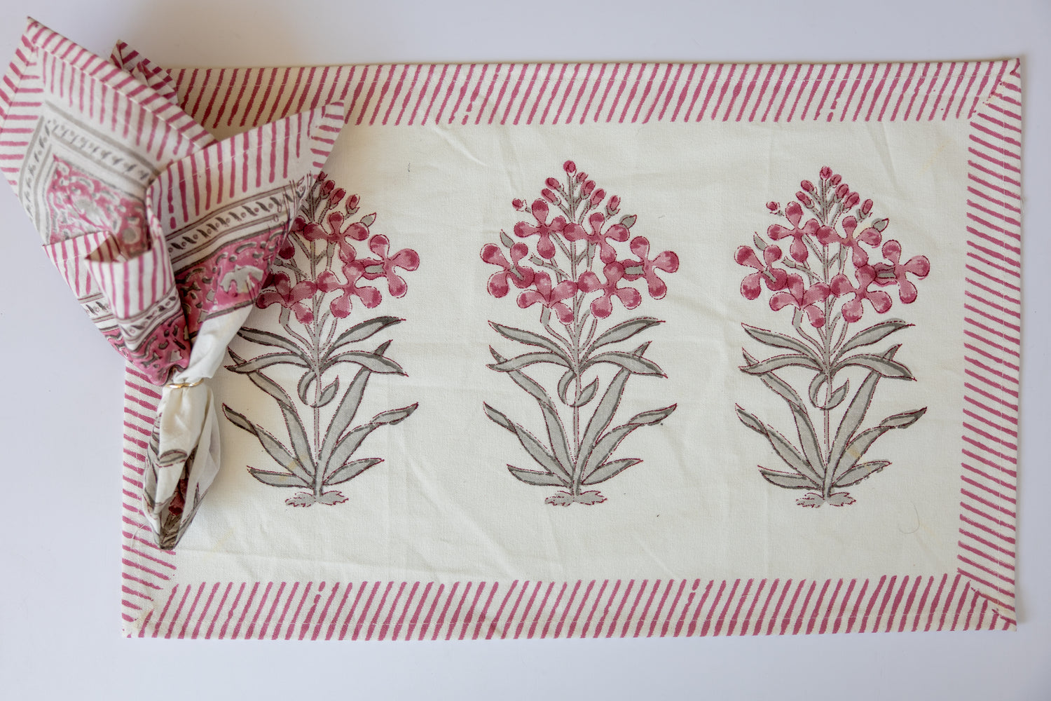 Set Nanda (6 individuales + 6 servilletas)