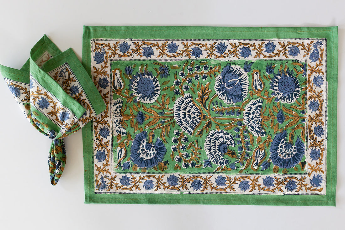 Set Virat (6 individuales + 6 servilletas)