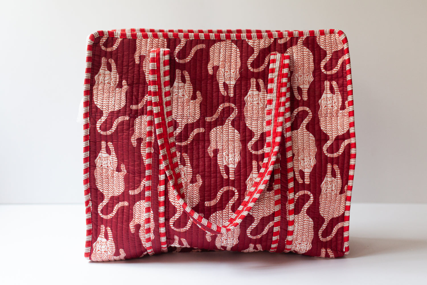 Zipper Tote Tigri Red