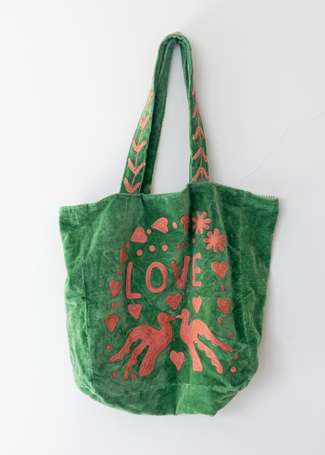 Tote Velvet Bordada Hara