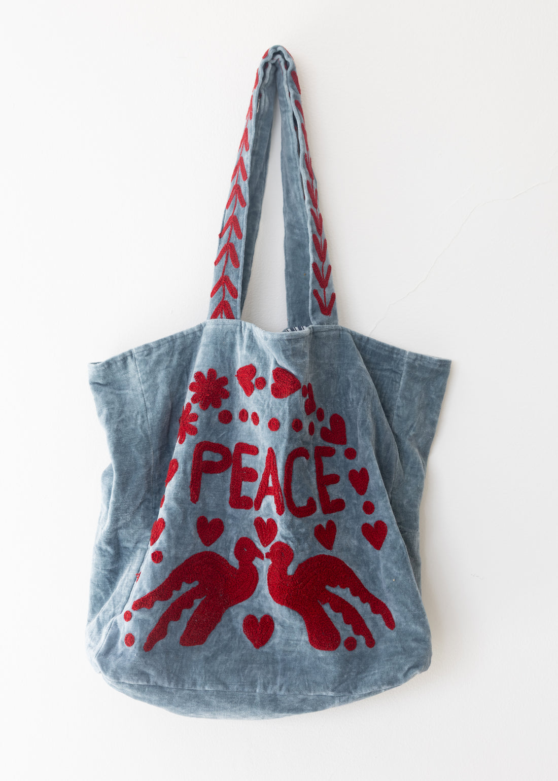 Tote Velvet Bordada Neela