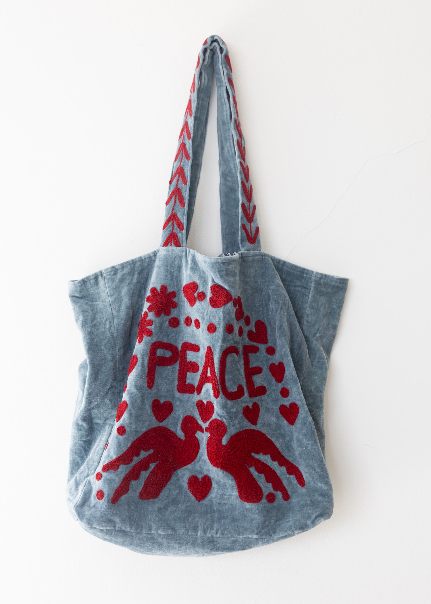 Tote Velvet Bordada Neela