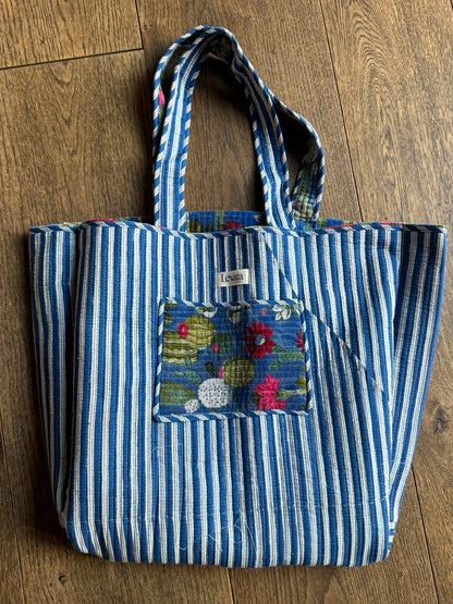 Tote Devika terciopelo