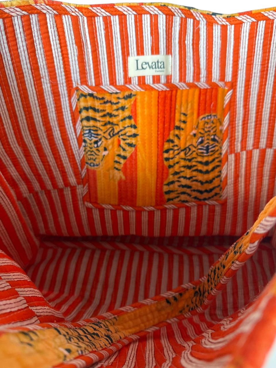 Tote tigri Terciopelo